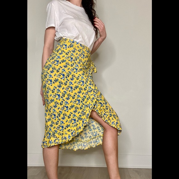 Jacks GF SOFT sizeM worn/washed once wrap skirt - Picture 5 of 6